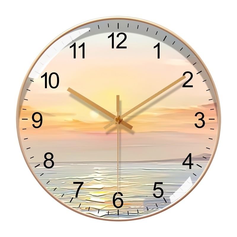 Horloge domestique pour mur de salon moderne et décoration de maison