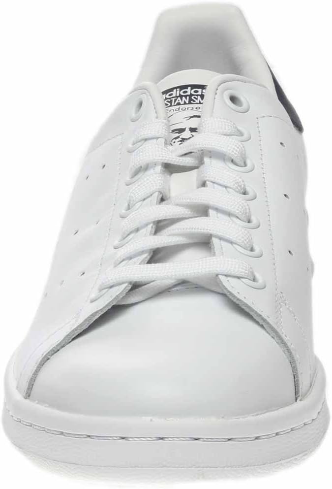 adidas Originals Men's Stan Smith Sneaker Core White/Core White/Dark Blue 4