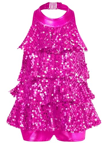 Costume de danse avec paillettes Hansber évite les irritations pantalon extensible fille