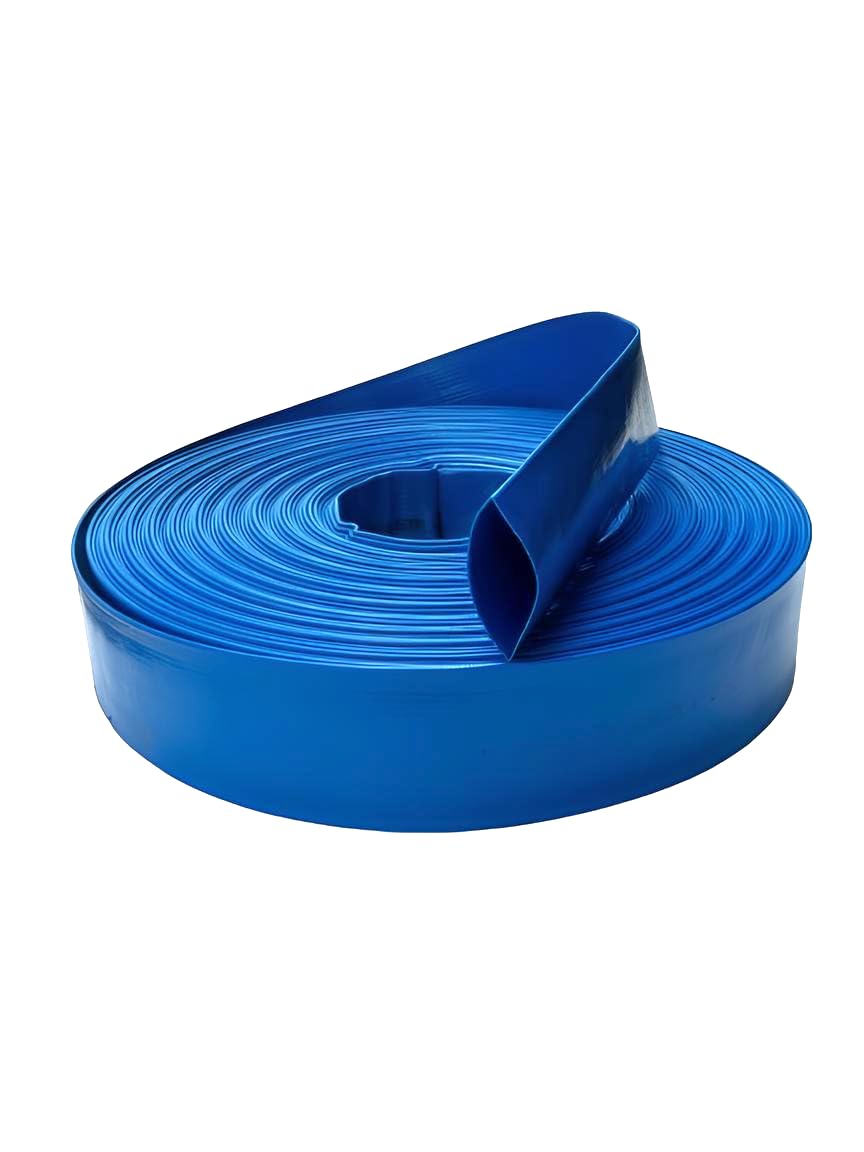 Gobeflat Medium. Manguera Plana para descarga de agua, riego y bombas de achique. Presion 6 Bares. (52mm T50m)