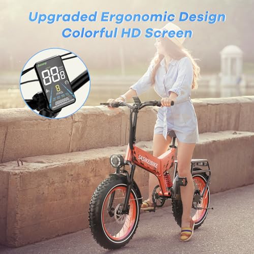 Image of vefreedom 1500W Folding Electric Bike for Adults, 52V 20AH Large Removable Battery E Bike,70 Miles Max Range, 20 inch x4.0 Fat Tire Ebike, Dual Suspension Commute Electric Mountain Bicycle