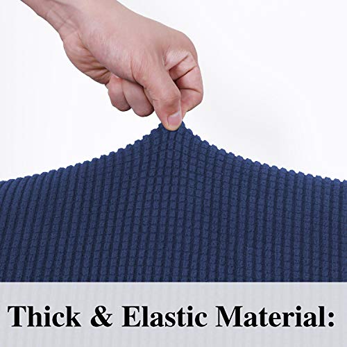 Obstal Stretch Spandex Loveseat Slipcover, 2 Seat Sofa Covers for Living Room, Non Slip Sofa Slipcover with Elastic Bottom, Sofa Couch Coverings Furniture Protector for Dogs, Cats, Pets, and Kids