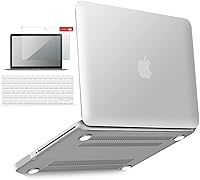 Vista 1 de IBENZER Compatible con MacBook Pro de 13 pulgadas A1278 Release 2012-2008, carcasa rígida de plástico con teclado y cubierta de pantalla para Apple