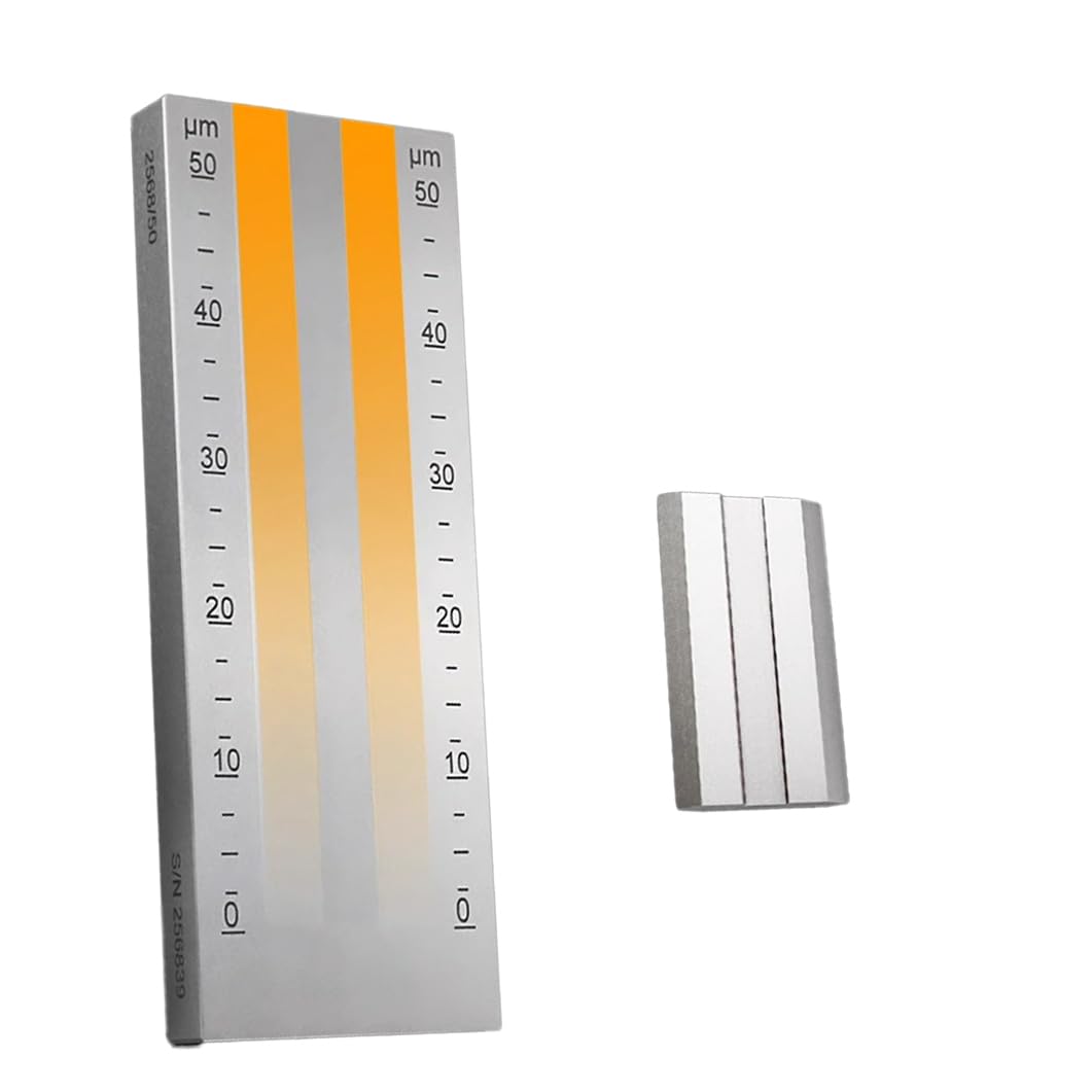 High Precision Grindometer Hegman Stainless Steel Scraper Fineness Gauge (Double Channel 0-250 μm)