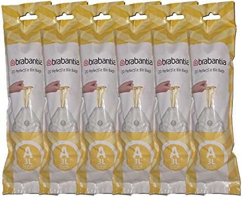 Brabantia 137846 PerfectFit Bin Liners (Size W/5 Litre) Thick Plastic - View #5