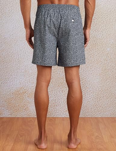Image of Amazon Brand - Symbol Men's Cotton Printed Boxer Shorts (Combo Pack of 2) Casual | Underwear | Half Pants | Short Pant - Regular Fit with Back Pocket