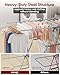 Sakugi Clothes Drying Rack - Foldable Laundry Drying Rack for Clothing & Bedding, Easy-to-Assemble, Space-Saving Metal Airer with Non-Slip Feet, Indoor & Outdoor Use, 55.5