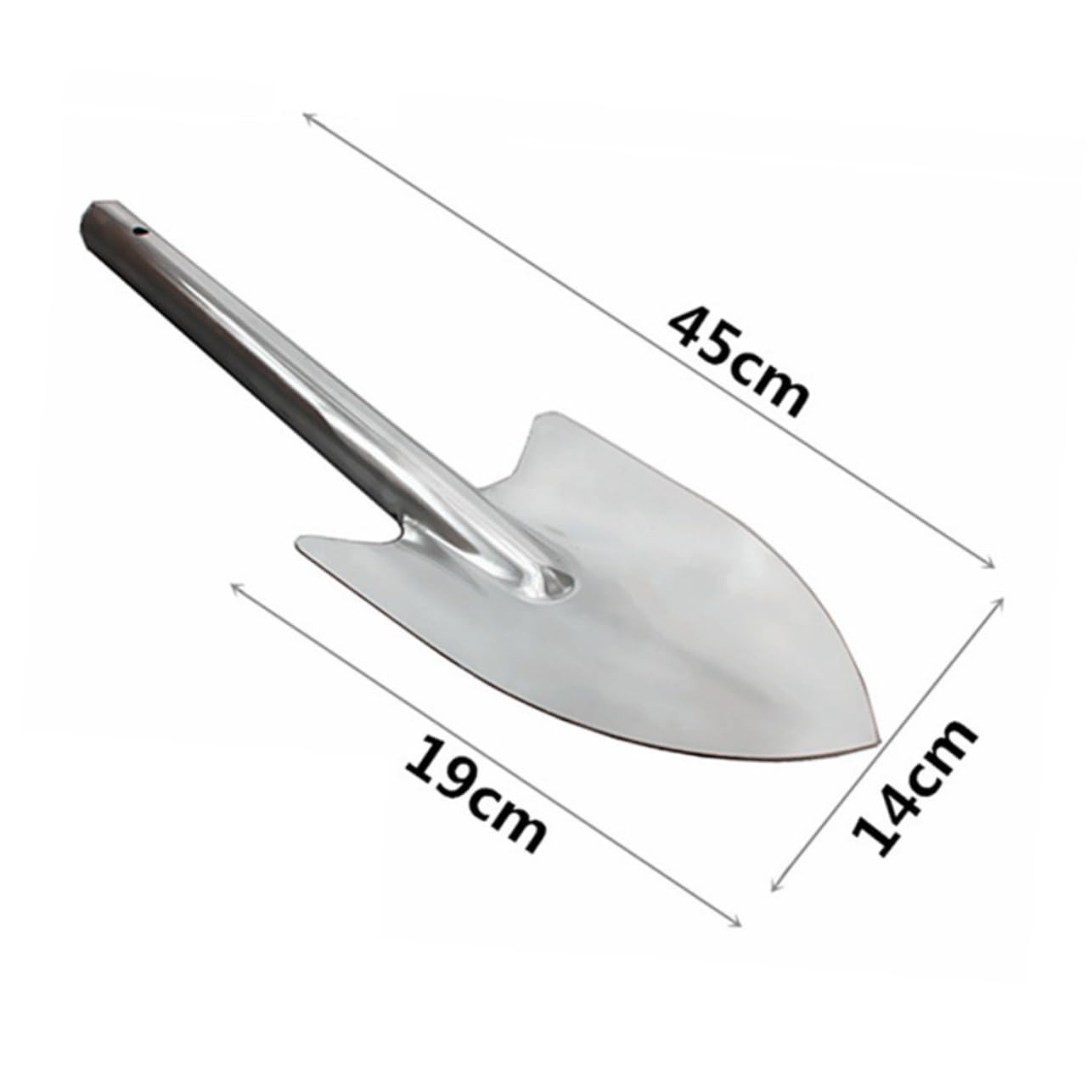 ibasenice 1pc Garden Supplies Silver Gardening Trowel Plants Gardening Accessories Yard Tool