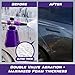 Brug's™ Pro Foam Cannon V2 - Professional Car Wash Foam Gun for Pressure Washer - Adjustable Spray Blaster, 1.1mm Orafice, Wide Neck Bottle, 1/4