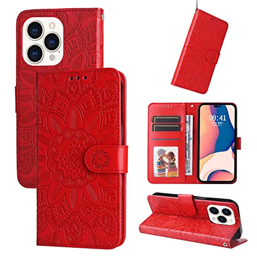 Étui de protection pour téléphone portable iPhone 14 Pro rouge König Design