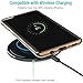 TOZO for Samsung Galaxy S9 Plus Case Clear Soft TPU Gel Skin 1.0mm Soft Protective Cover Gold Plating Edge
