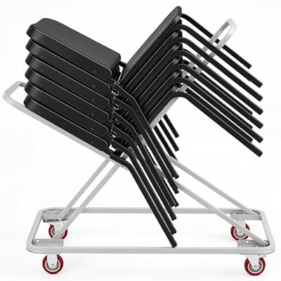 DaisyInner Stacking Chair Dolly for Music Chair, Heavy Duty Iron Cart