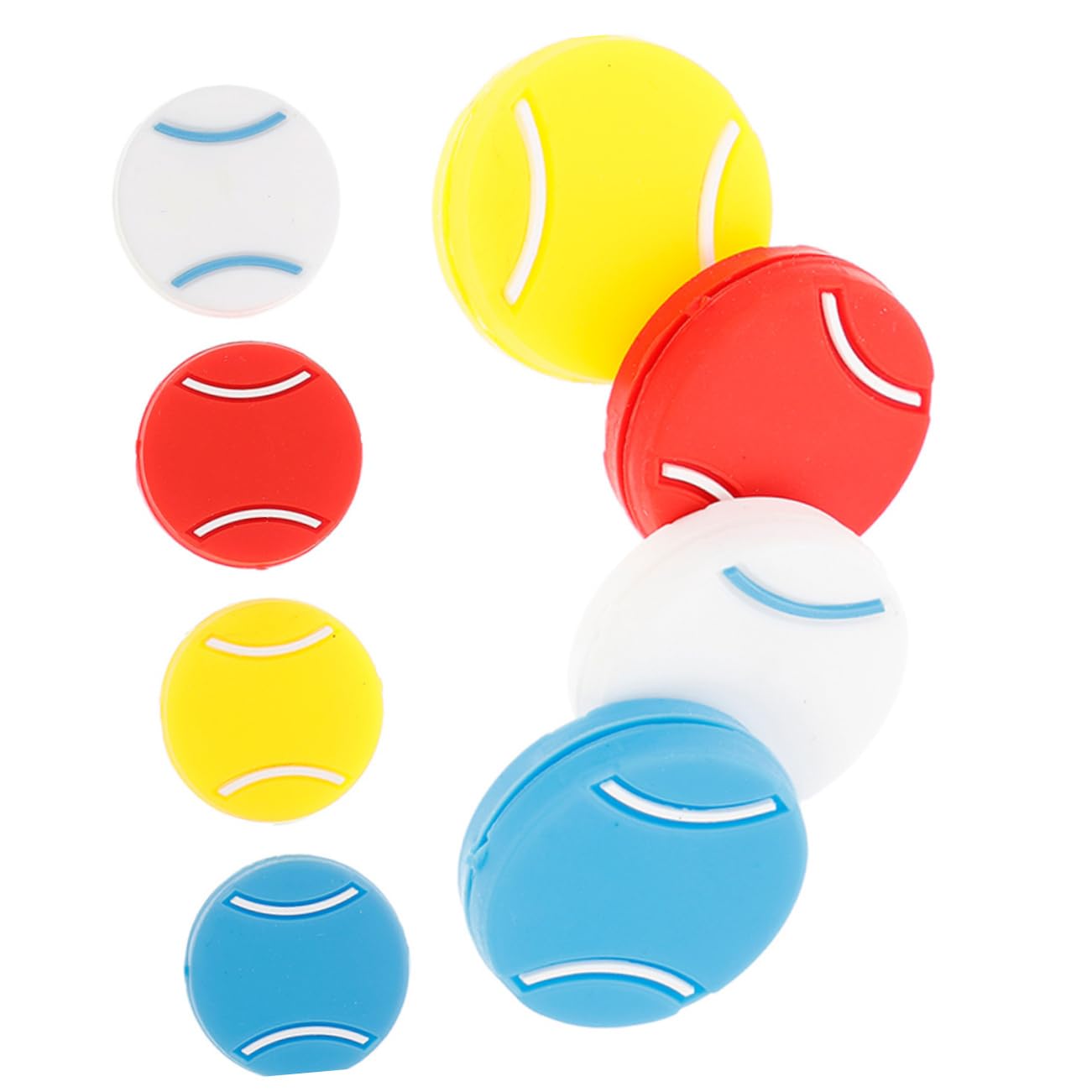 ibasenice Ammortizzatori per Racchette Tennis Silicone Assorbitori Giocata E Stabile