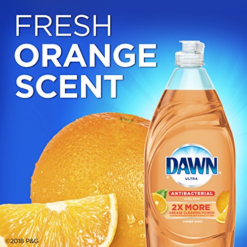 Image of Dawn Ultra Antibacterial Hand Soap, Dishwashing Liquid Dish Soap Orange 19.4 oz (Packaging may vary)