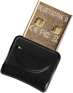 Adaptador Bluetooth para PC, USB 4.0 Bluetooth Dongle Transmisor Receptor Inalámbrico para Auriculares Altavoz Teclado Computadora Portátil Estéreo Mouse Compatible con Win 7 8 10 XP Vista (NEGRO)