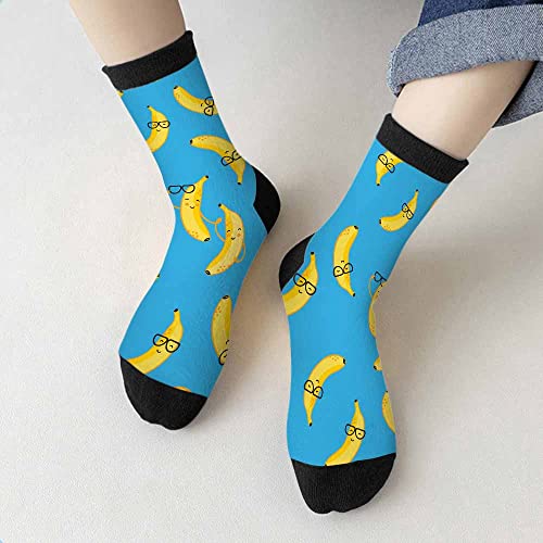 Image of Red Striped Crew Socks for Woman Size 6-8 Christmas Tree Moose Snowflake Dots Lines Girls Socks