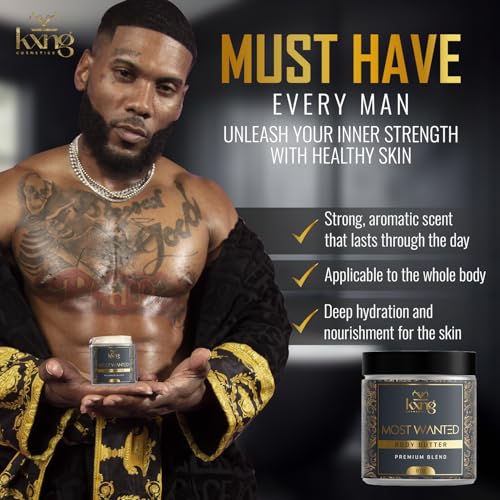 Image of KXNG Premium Body Butter, Rich Shea Butter Moisturizer for Men & Women, Long-Lasting Hydration & Smooth Skin, Cruelty-Free Luxury Cream
