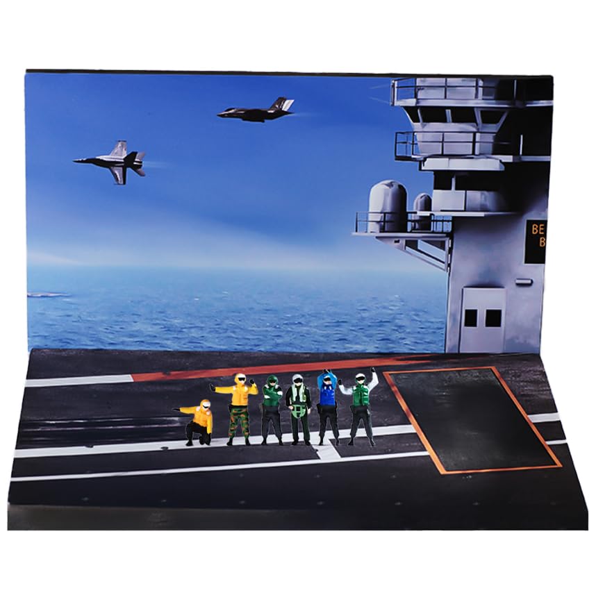 Figurines AMITD 1/72 Carrier Ground Crew : rompez la monotonie de vos avions miniatures