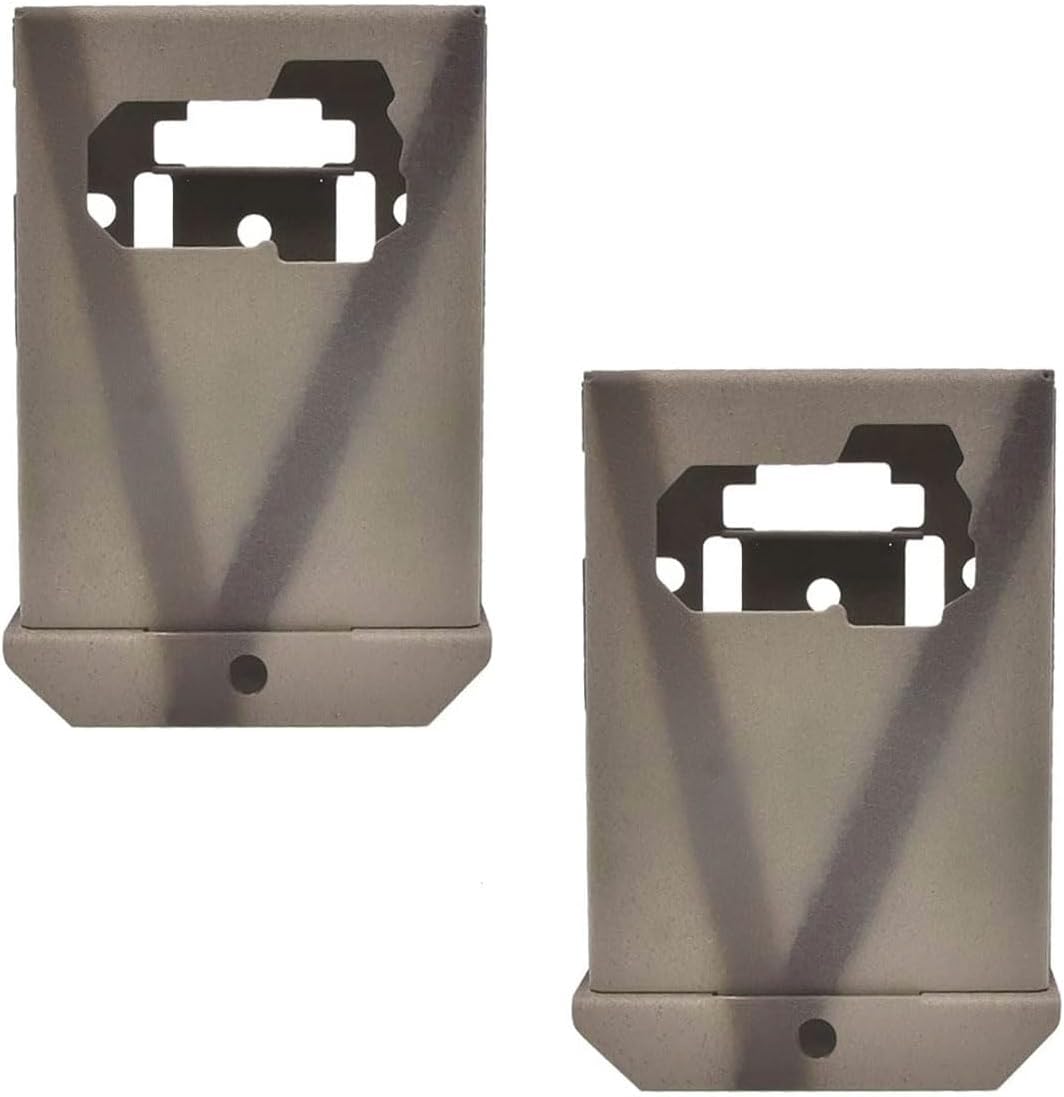 Theft-Deterrent Powder-Coated Steel Security Box Compatible with Spypoint Trail Cameras