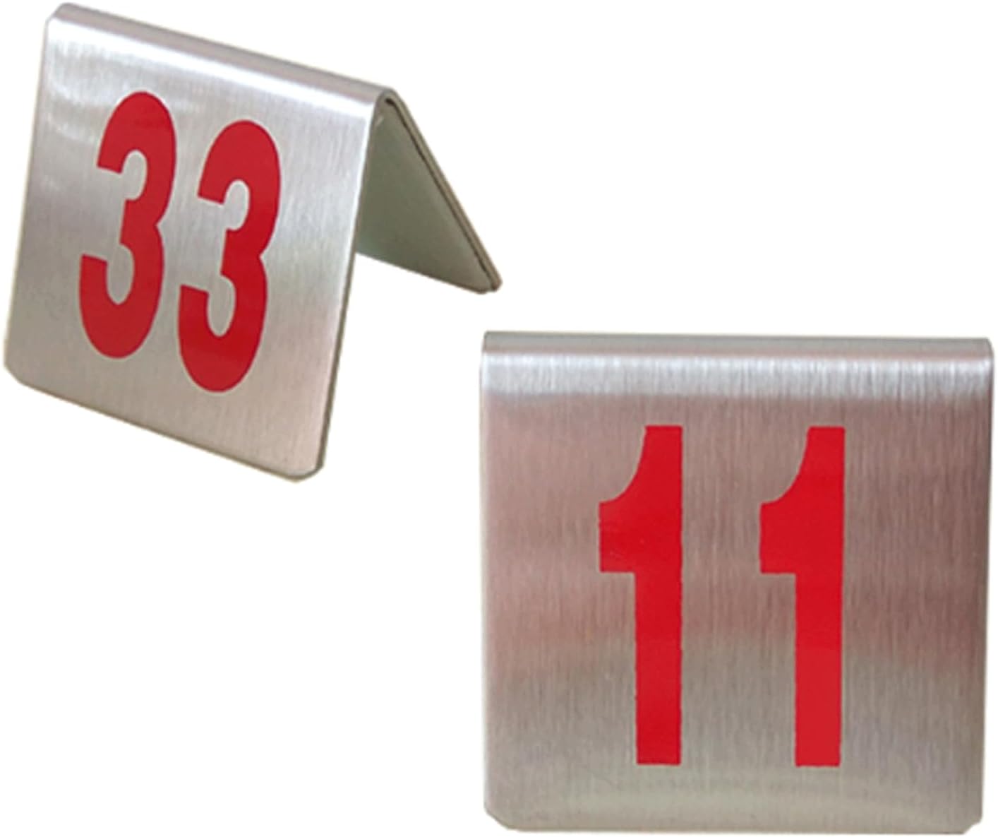 Metal Restaurant Table Cards Table Menu Holder Table Number Stand Table Card Holder Perfect for Seating Food Sign Label Memo