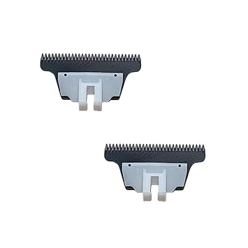 Compatible For Iclipper,Pet Trimming Blade T8/T9,ust-Proof Replacement Head,Ceramic Clipper Blade Cutter2pcs black