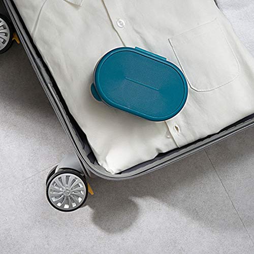 Caja de jabón Jabonera Material ABS Fácil de Transportar Tamaño 13,5 * 8,5 * 3 cm Tamaño pequeño Hebilla Firme y sin Fugas de Agua
