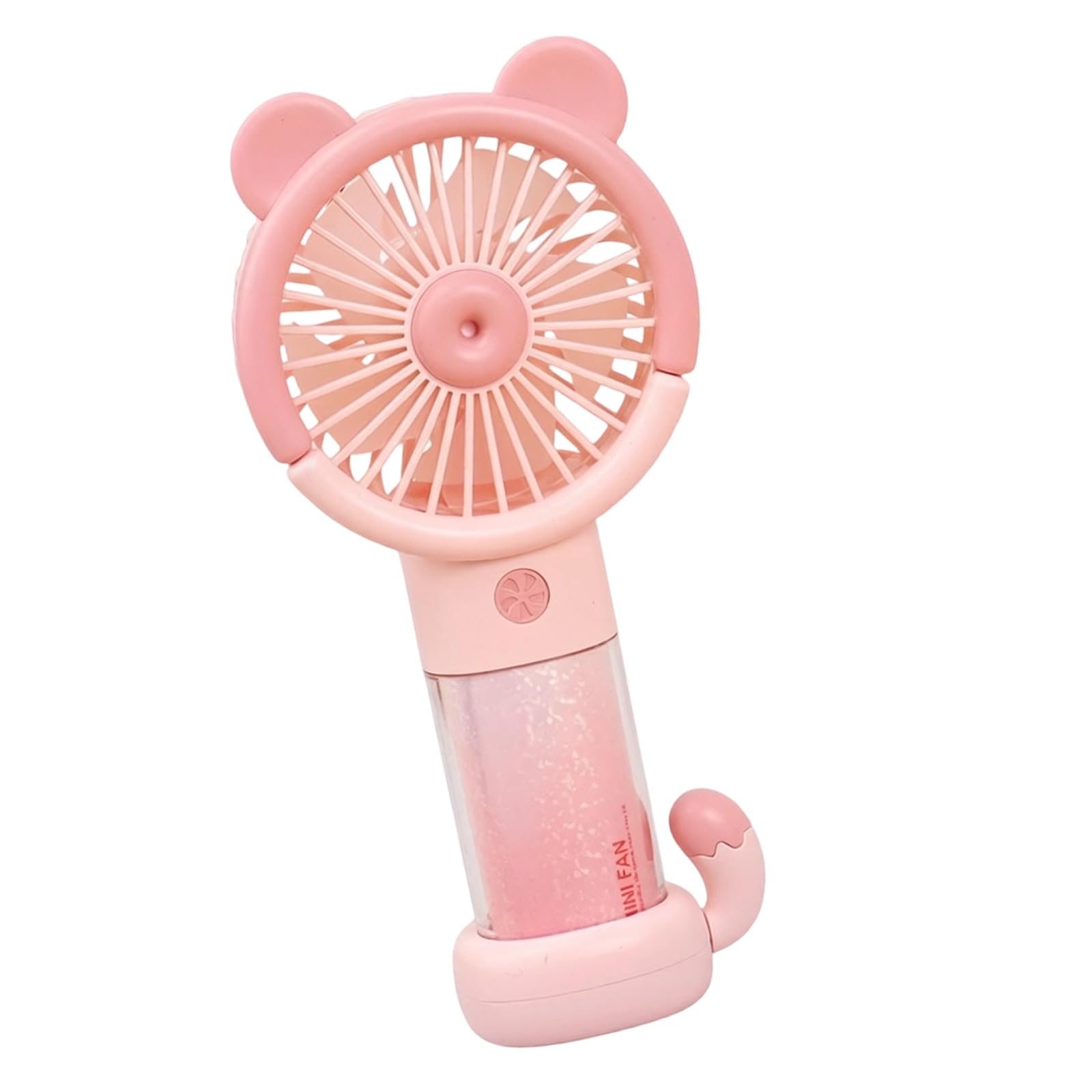 KieTeiiK Rechargeable Handheld Fan and Colorful Night Light Travel Quiet Cooling Device Texture for Outdoor Activity Quiet Tiny Fan