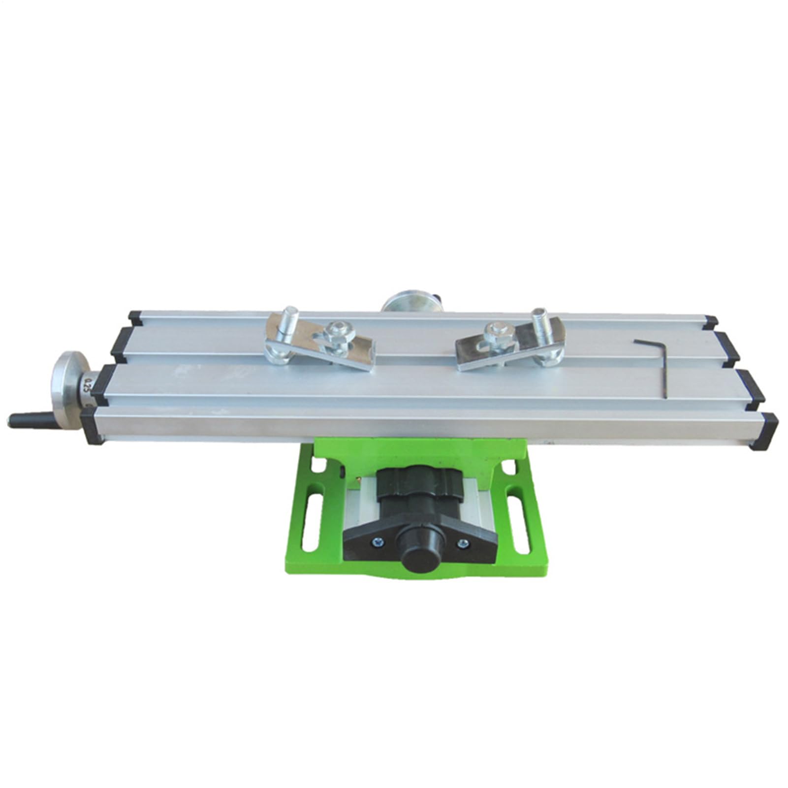 Mesa de taladro de columna | Banco de precisión con ejes XY ajustables | Tabla compuesta para taladrado y desplazamiento - Para corte, taladrado, fresado de madera, metales, soldadura, fabricación de