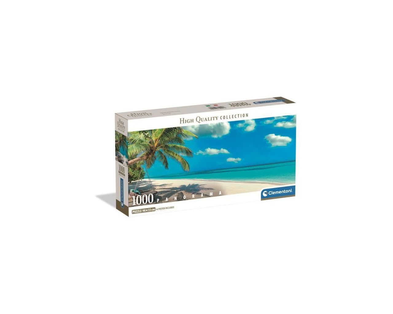 Clementoni Swinging By The Ocean Panorama Jigsaw Puzzle (1000 Pieces)