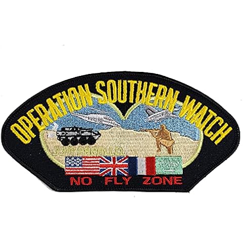 Hnp Operation Southern Watch NO Fly Zone Patch - Great Color - Veteran Owned Business (98035EC) Cover