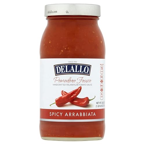 DELALLO Salsa Arrabiatta Picante, 25.25 OZ