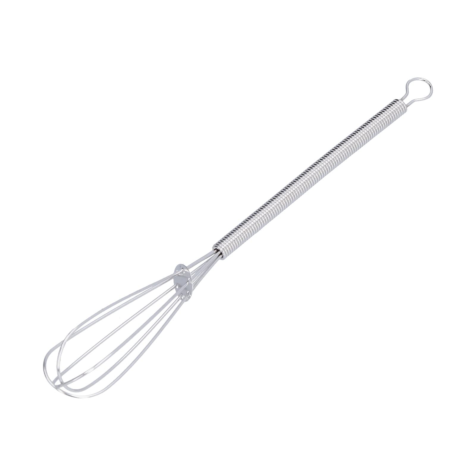 Aoveew Hand Push Egg Whisk Stainless Steel Mini Egg Beater for Beating Blending Whisking and Stirring