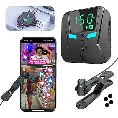 Auto Clicker with 1pc Click Head for iPhone iPad, Phone Screen Tapper for Android iOS, Simulated Finger Continuous Clicking, Phone Clicker for Gaming, Live Broadcasts Likes