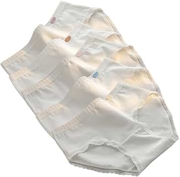 パンツ Candy cotton mini pants white andmary Women's Underwear Cotton Panties Sporty Silky White Bow Knot