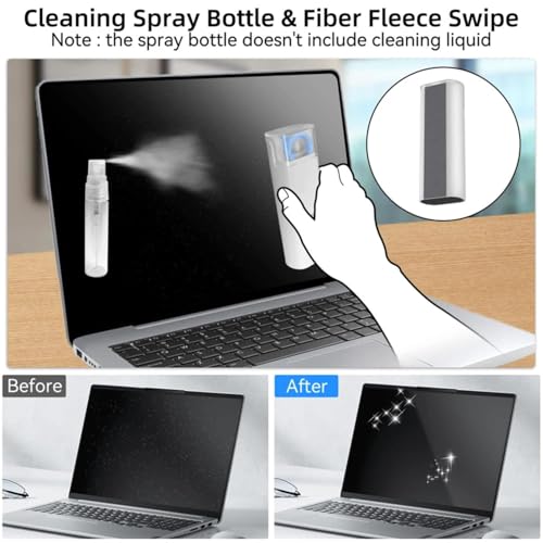 Image of 7 in 1 Multi-Function Laptop Cleaning Brush /Keyboard Cleaning kit /Gadget Cleaning kit Gap Duster Key-Cap Puller for Laptop,Monitor,Keyboard and Earphones with Spray Bottle