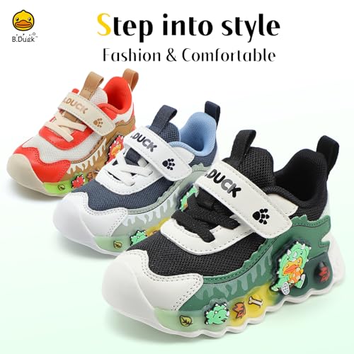 Toddler Shoes for Girl and Boy Kids Shoes Toddler Sneakers Girls Shoes [Cute Cartoon Duck] Toddler Running Shoes Toddler Sneakers for Toddler/Little Kid Shoes Size 6-123