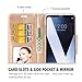 ProCase Wallet Case for LG V30, Folio Folding Flip Protective Case for LG V30 / LG V30 Plus/LG V35 / LG V35 ThinQ (2017), LG V30S ThinQ(2018) with Card Holder Kickstand -Black