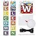 Blulu Back to School Banner Welcome Banner for First Day of School Welcome Ready to Learn Party Supplies Photo Props for Kindergarten Primary Decoration (Classic)