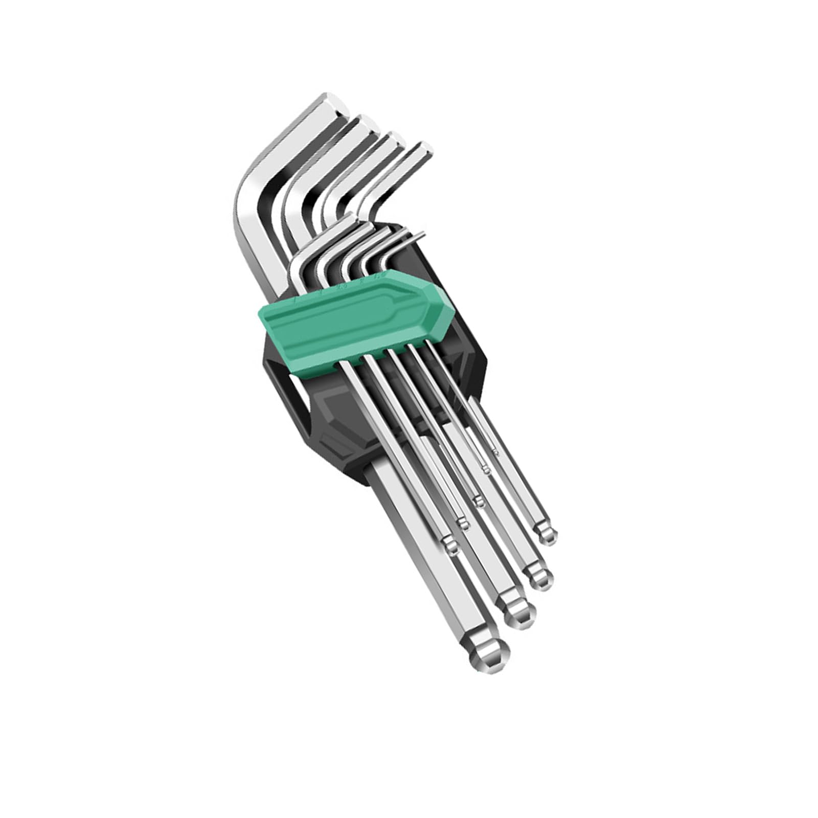 Dutys 9Pcs L Shape Hexagonal Wrench Set Enhances Durability Tool for Automotive Repair and Workshops Maintenance Steel Hexagonal Wrench