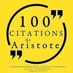 Couverture de 100 citations d'Aristote