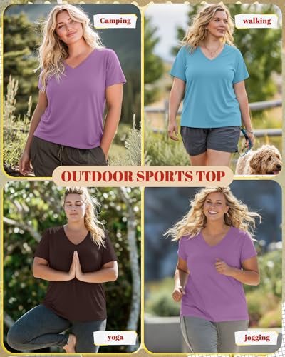 Image of Neer 3 Pack Plus Size Women's T-Shirts