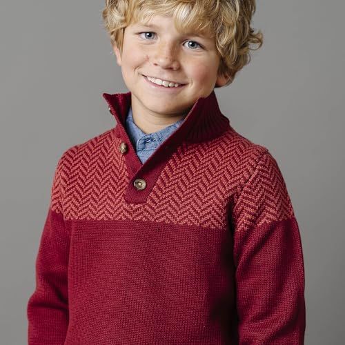 Hope & Henry Women's Short Puff Sleeve Sweater4