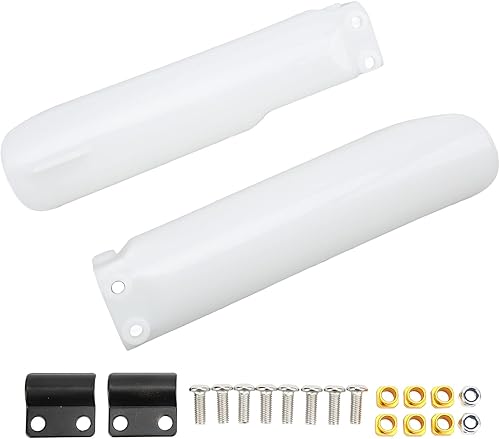 Miniatura 6 de Protector de horquilla de motocicleta Protector de choque delantero blanco reemplazo para CR125 CR250 CE500 CRF450 CRF 250 amortiguadores