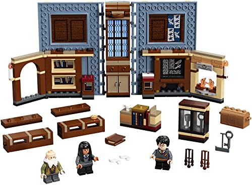 Harry Potter Hogwarts Moment: Charms Class 76385 Professor Flitwick’s Class in a Brick-Built Book Playset, New 2021 (255 Pieces) - Lego - Immagine 2