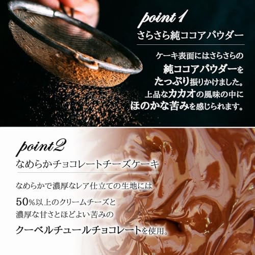 エニシダ 低糖質 生チョコ レアチーズケーキ 5号