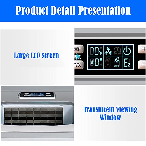 MHGD Elektrische Eismaschine, tragbare Eiswürfelmaschine, Tisch-Eismaschine, Selbstreinigungsfunktion, einfach zu… – Bild 5