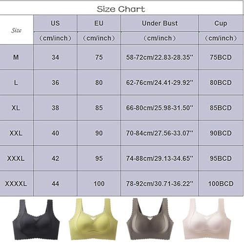 Verafits Bra, Liftcharm - Comfortable Bust Lifting & Shaping Bra, Wireless Push up Tshirt Bras for Seniors3
