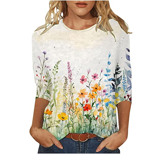 Oberteile Damen Herbst Yoga Shirt Print anftfh Damen Tshirt lang Damen...