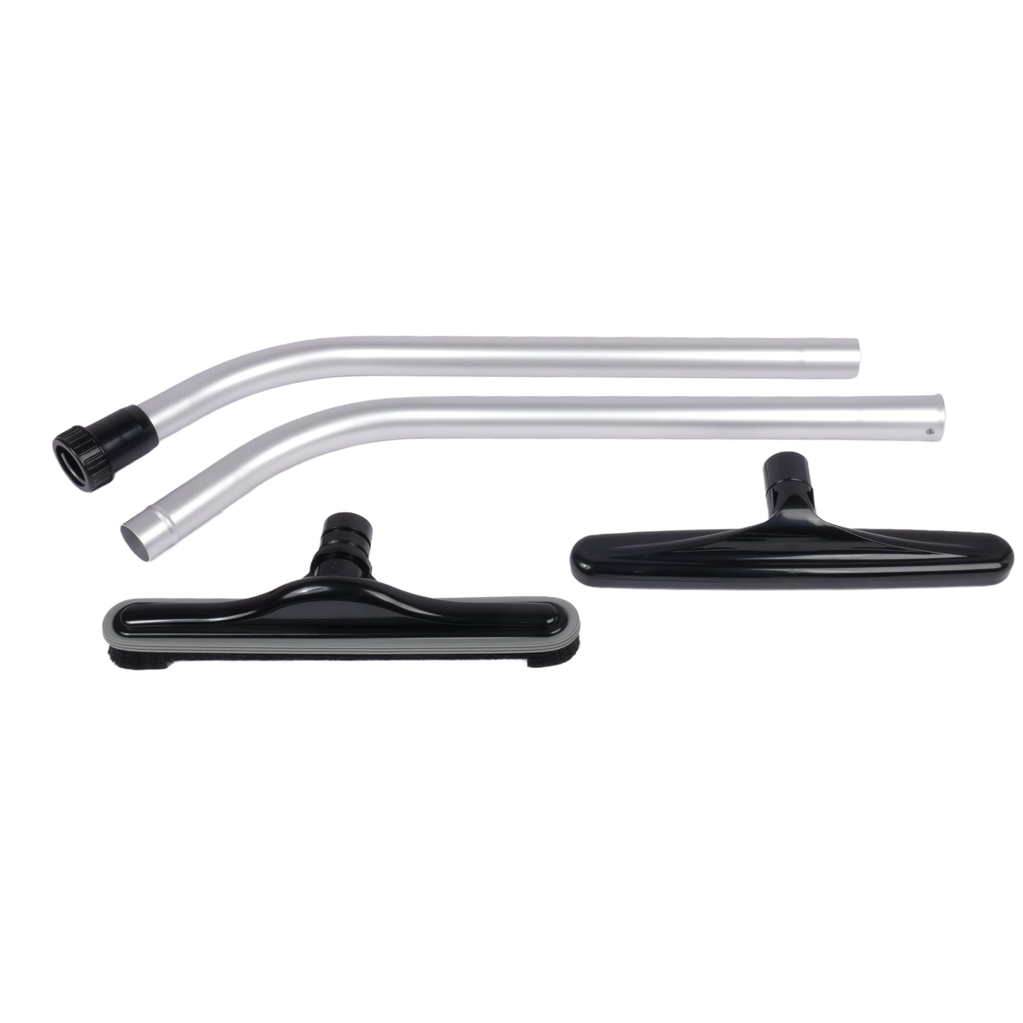 Cen-Tec Systems 99824, Traverse 35,6 cm kommerzielles Vakuum-Zubehör-Set für mehrere Oberflächen, mit 2-teiligem Aluminium-S-Stab für Rucksack-Staubsauger, Schwarz