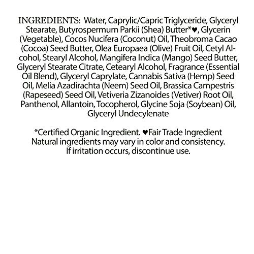 Nubian Heritage Body Lotion Indian Hemp & Haitian Vetiver for All Skin Types Made with Fair Trade Shea Butter, 13 oz - Image 7